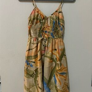 Tropical Print Sundress
